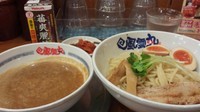 「味玉つけ麺　850円」@濃厚豚骨魚介つけ麺 風雲丸 立町店の写真