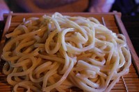 「手打ちもりうどん＋山菜天婦羅」@吉田家住宅の写真