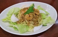 「ゴマとカシューナッツソースの海鮮冷し麺 \800」@晴々飯店の写真