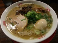 「らー麺　＋味玉：クーポン券　＋替え玉」@きまぐれ八兵衛 安曇野本店の写真