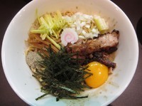 「限定　にぼ和えそば（７５０円）他」@おおぜき中華そば店の写真