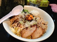 「まぜそば（大盛）」@濃麺 海月の写真