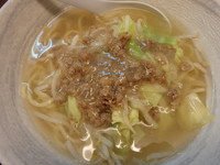 「生姜菜麺(650円)ごはん((小)50円)」@麺屋 廣島弐番の写真