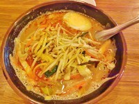 「セットB(野菜たっぷり坦々麺+餃子)」@龍王 本店の写真