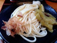 「生醤油茄子・中盛り」@饂飩 四国 田町店の写真