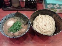 「つけ麺中盛＋味玉」@二代目狼煙 本店 葉隠製麺の写真