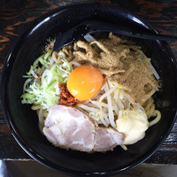 「まぜそば（マヨネーズ）」@豚骨醤油 蕾の写真