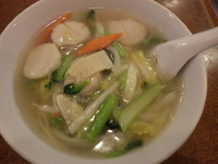 「鮮貝湯麺」@彩鳳の写真