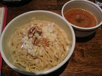 「担々つけ麺（中濃）　大盛り：サービス券」@麺肴 ひづきの写真