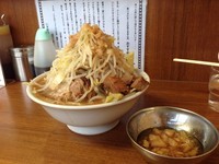 「ラーメン、野菜増し、アブラちょい増し」@ラーメンの店 どでん 北浦和店の写真