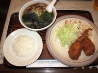 「エビクリームコロッケと小ラーメン900円（日替わりランチ）」@ビストロ福昇亭の写真
