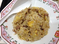 「牛骨塩ラーメンセット（＋餃子1人前・ミニ焼めし）」@餃子の王将 門前仲町店の写真