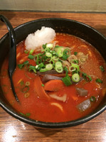 「まっかっか麺」@唐辛麺 まっかっかの写真