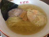 「海老ぷりぷりわんたん」@らーめん厨房 丈屋の写真