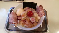 「かき氷らーめん800円+大盛100円+チャーシュー200円」@麺屋 浦島太郎の写真