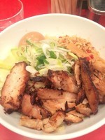 「特製まぜそば　（大盛り無料）」@まぜそば 七の写真