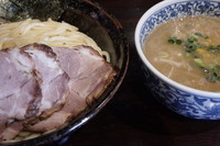 「特製鶏煮干しつけ麺（６月限定）＋大盛」@らーめん稲垣（仮）の写真