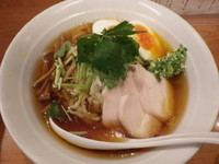 「冷やし煮干し中華そば」@福の神食堂の写真