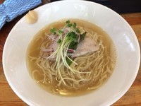 「【限定】塩煮干そば（850円）」@塩つけ麺 灯花の写真
