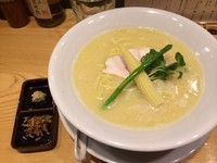 「鶏白湯SOBA（850円）」@銀座 篝の写真