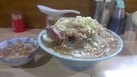 「ラーメン 850円（ニンニク、アブラ）」@ラーメン富士丸 明治通り都電梶原店の写真