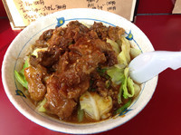 「どてのせ らぁ麺（醤油）￥700」@波（シー） 千住店の写真