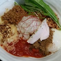 「【限定】まぜそば～私をナポリに連れてって～　８１０円」@麺匠 我家の写真