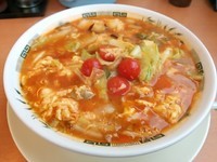「【期間限定】トマト酸辣湯麺 570円」@日高屋 東久留米東口店の写真