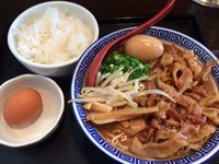 「JACそば大盛+ごはん」@中華そばJACの写真