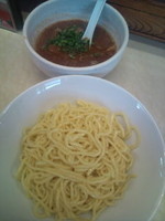 「魚介つけ麺中盛」@らーめん五衛門 茂原店の写真