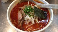 「味噌ラーメン（辛味噌で） 普通盛り 650円」@柳麺 はな火屋の写真