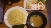 「特製つけそば鶏骨醤油」@濃厚鶏そば 麺屋武一 新橋本店の写真