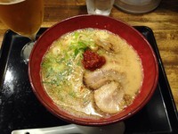 「夜とんらぁ麺」@とんこつらぁ麺 CHABUTON 下北沢駅前店の写真