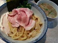 「つけそば ￥800＋平目の握り ￥350」@中華そば 四つ葉の写真