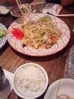 「焼きちゃんぽん（小ライス付）880円」@ちゃんぽん 由丸 品川港南店の写真