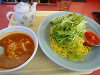 「【期間限定】やみつき！とんこつトマトつけ麺」@ラーメン山岡家 高崎西店の写真
