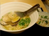 「はまぐりラーメン定食950円」@伊勢桑名 はまぐり屋 貝縁の写真