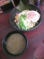 「つけ麺（中盛）５００円(ｵｰﾌﾟﾝｻｰﾋﾞｽ)通常７５０円」@麺や崇の写真