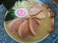 「特製濃厚魚介白湯そば（塩）（140606）」@麺匠 而今の写真