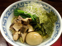 「煮干し脂そば【期間限定】（８５０円）」@らー麺屋 バリバリジョニーの写真