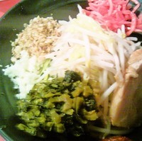 「まぜそば（ニンニク）」@麺や 唯桜の写真