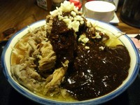 「カレー二郎　※にんにく:あり　（大盛り：無料）」@豚のさんぽ 大町駅前店の写真