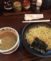 「白味噌つけめん（あつもり）サービス券（大盛り）800円」@北海豚骨麺屋 銀鈴の写真