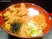 「カラアゲ油麺 (880円)」@麺屋赤鬼 味噌屋の写真