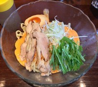 「冷やし和え麺・旨（￥750）」@こくまろ鶏らーめん 久久の写真