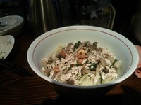 「しそときのこの冷や塩」@らあめん元の写真