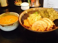 「味噌ちゃあしゅうつけめん¥1030＋ごはん¥100」@麺屋ひじりの写真