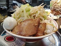 「ミニラーメン＋ゆでたまご」@麺屋 婆娑羅の写真