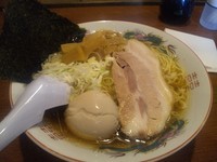 「本節そば700円　+味玉　100円」@自家製麺 らあめん 寸八の写真