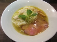 「限定　ゆず塩ワンタン麺（８００円）」@麺や 虎徹の写真